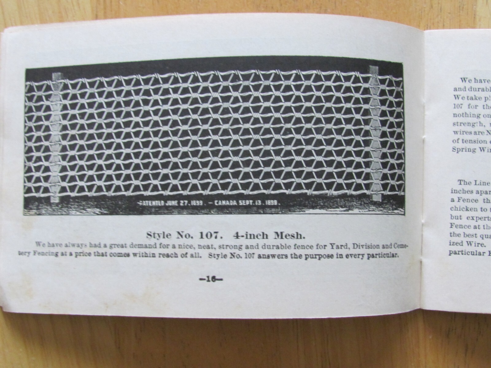 1901 CATALOG BOOKLET COILED SPRING FENCE WINCHESTER INDIANA FARM LAWN GATE