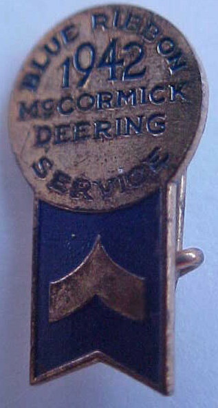 1942 McCormick Deering Blue Ribbon Service