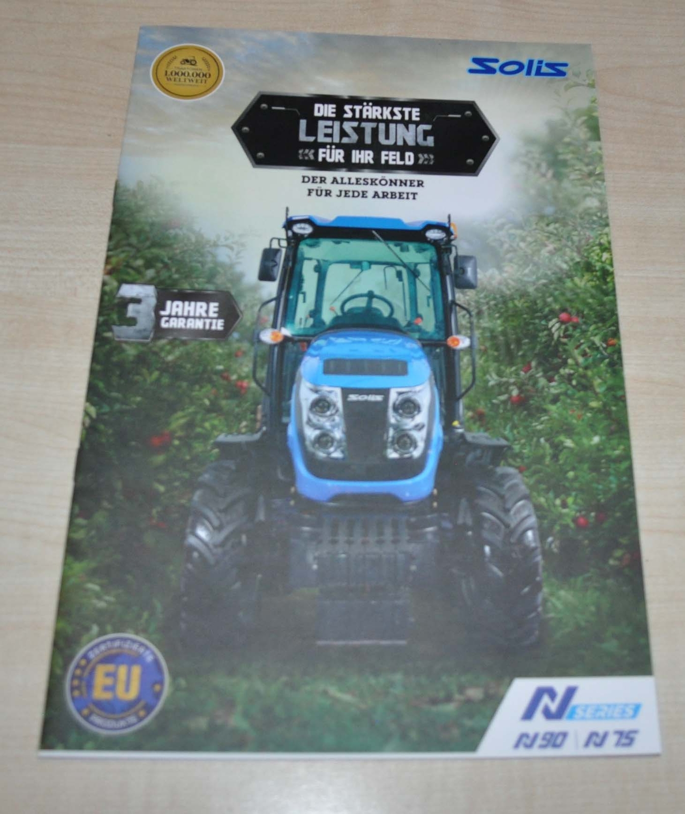 Solis Model Rande DE Tractor Brochure Prospekt India