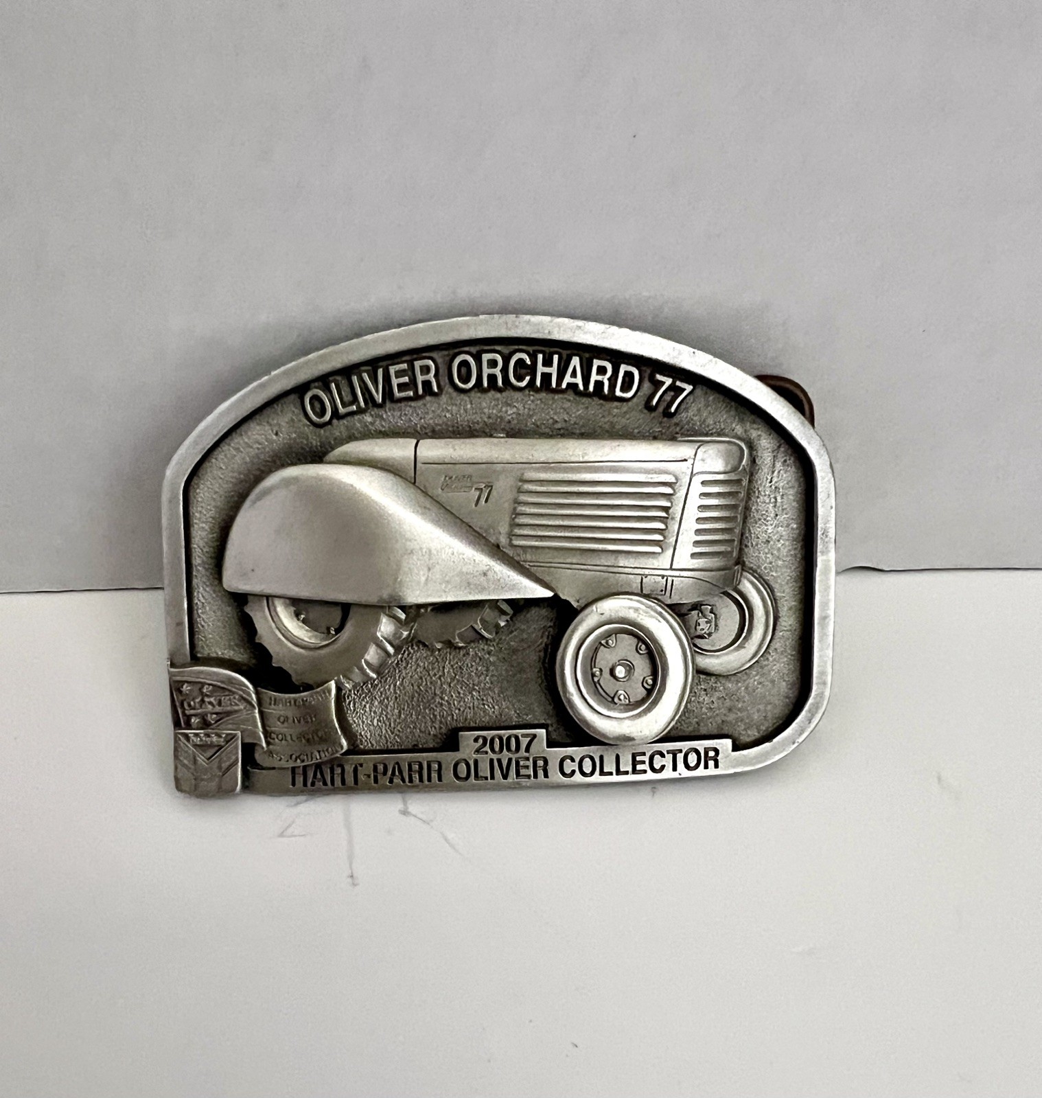 2007 Hart-Parr Oliver Collector Orchard 77 Belt Buckle Limited Edition # 443/500