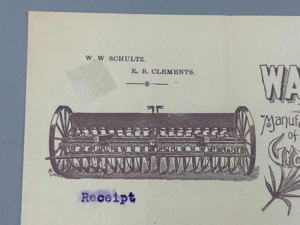 1888 & 1902 WAYNE WORKS Grain Drills Wagons FARM Advertising RICHMOND INDIANA