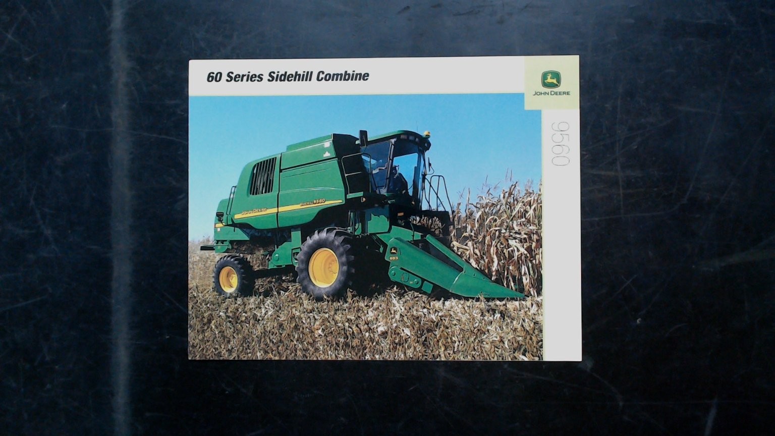 John Deere 60 Series Sidehill Combine Brochure Vintage Agriculture