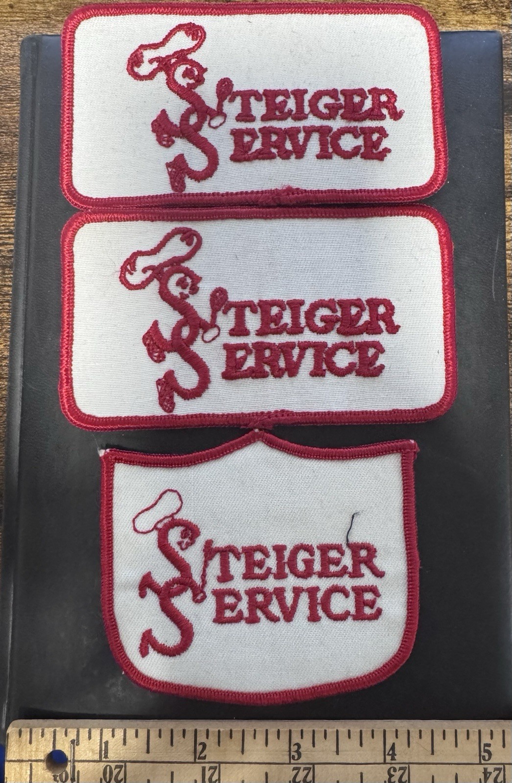 3 Vintage Steiger Service Patches – Tractor Agriculture Advertising