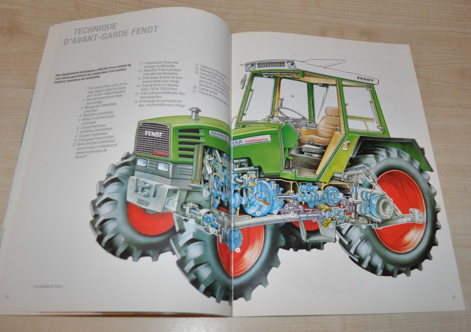 Fendt Farmer 300 Series Tractor Agricultural Brochure Prospekt FR
