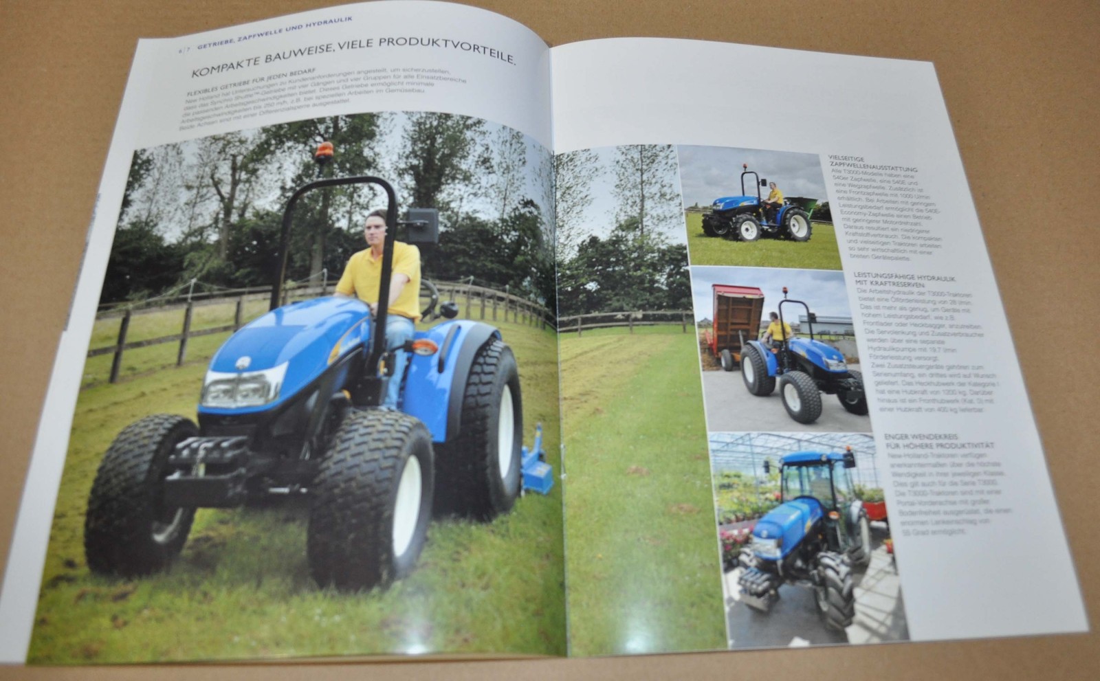 2015 New Holland T3000 Tractor Brochure Prospekt DE