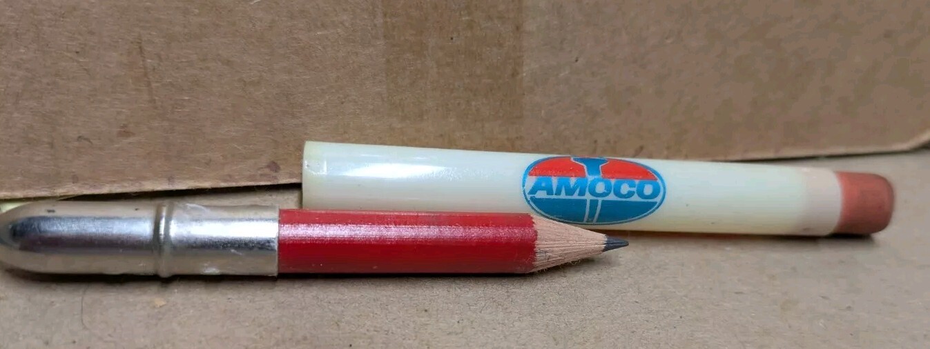 Vintage Amoco Anhydrous Ammonia ACA Crop-Mate Fertilizers Bullet Pencil