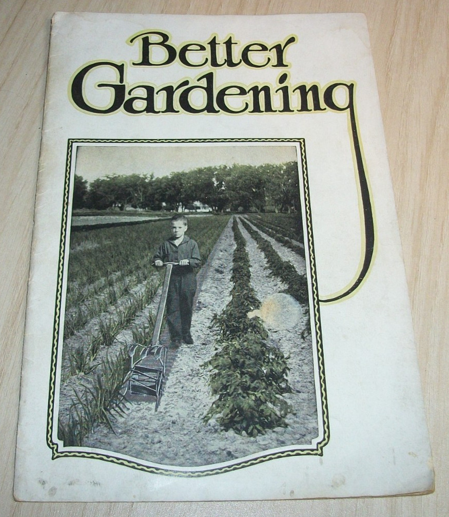VINTAGE 30s-40s BETTER GARDENING BROCHURE EASY MFG. CO. LINCOLN NEBRASKA 19 PAGE