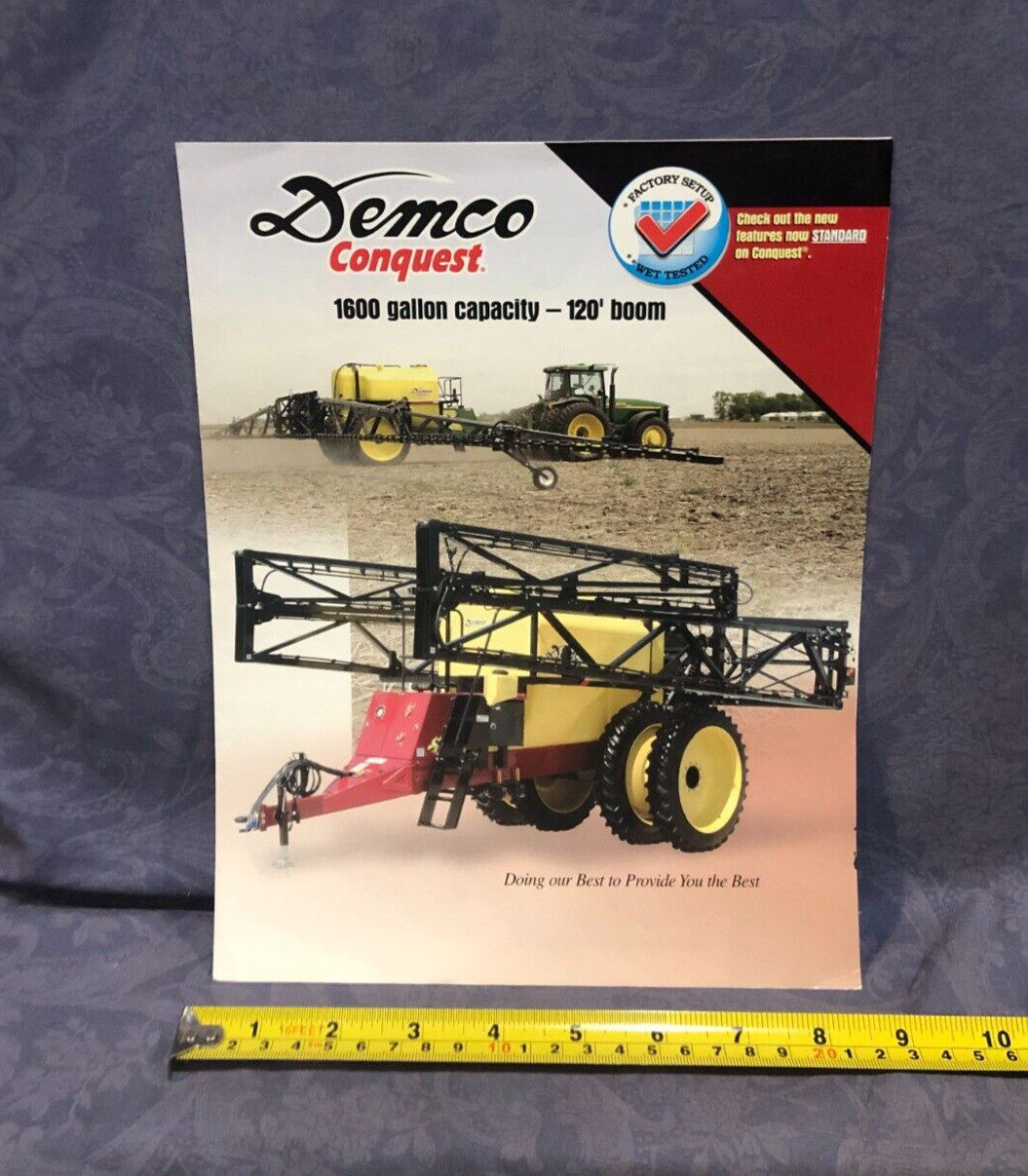 Demco Conquest 1600 Gallon Capacity Sprayer Sales Brochure