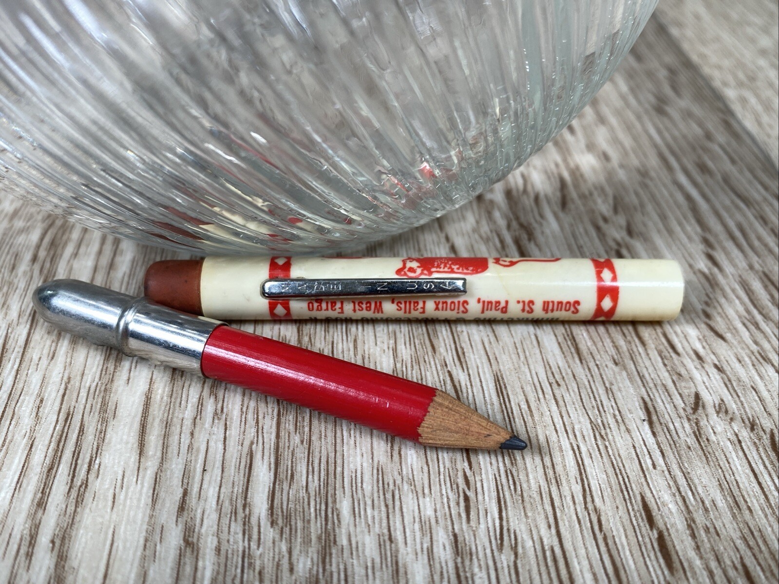 Vintage Farmers Union Livestock Bullet Pencil St. Paul Sioux Falls West Fargo