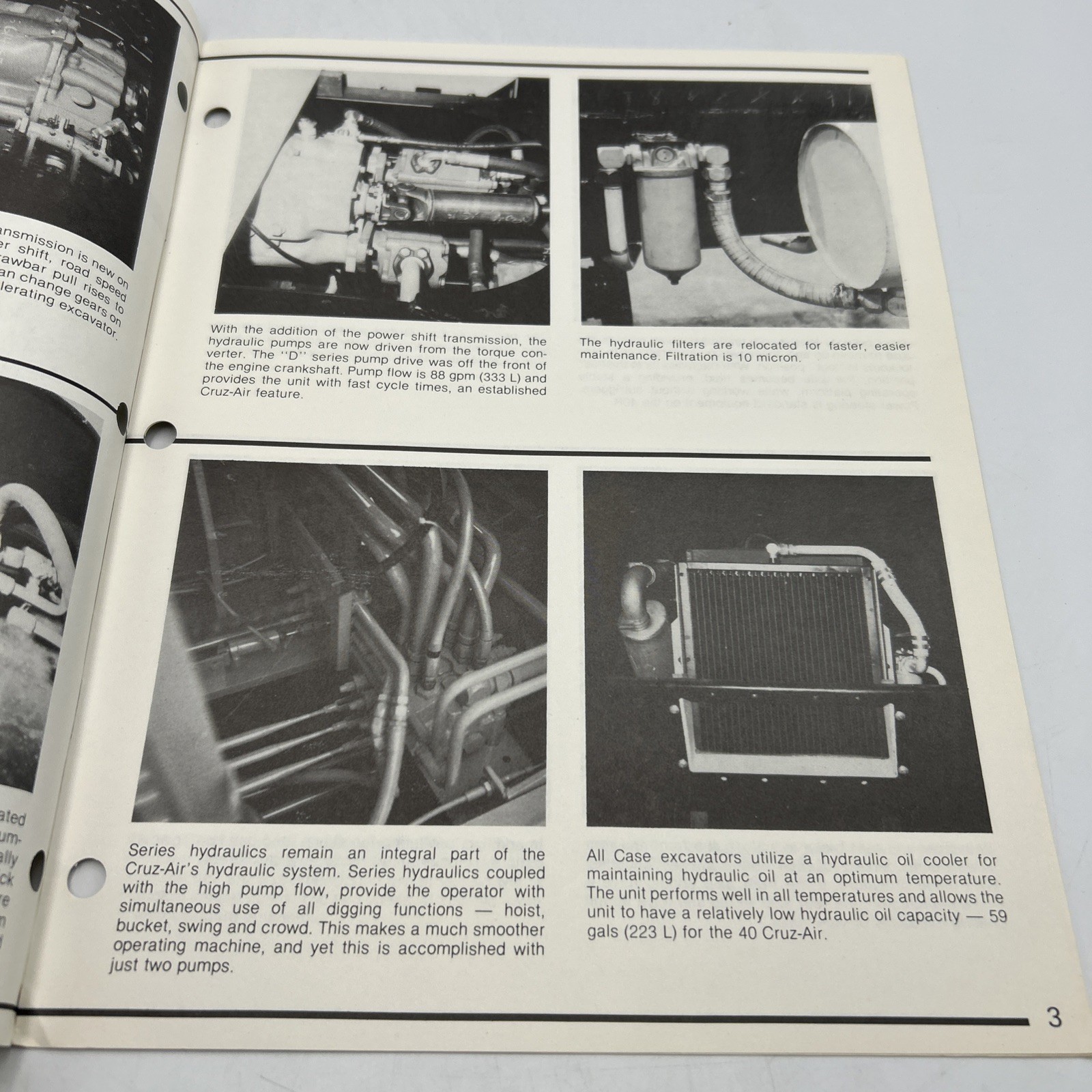 Case Product News Excavators 40 Cruz-Air Series E March, 1982 Brochure