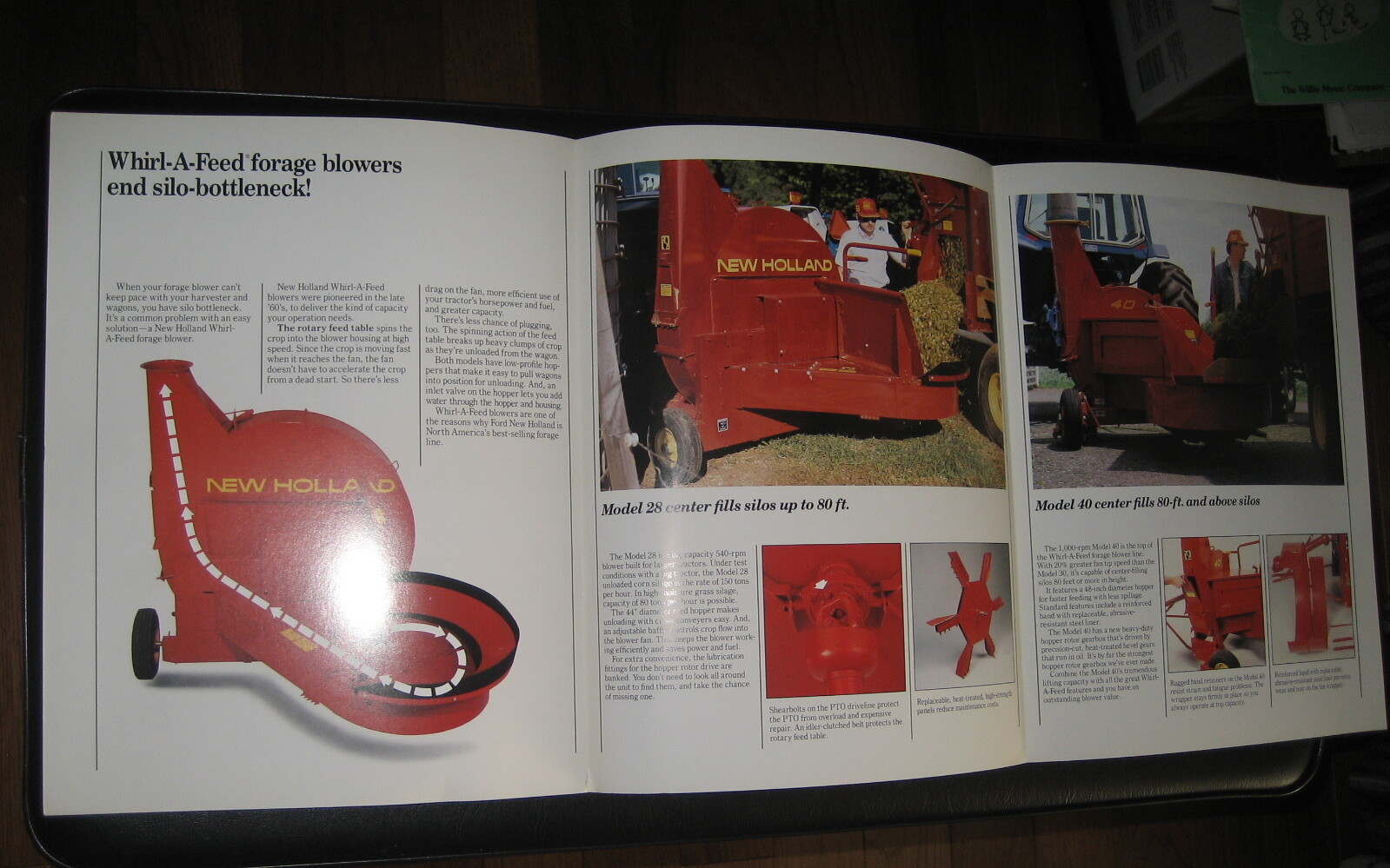 New Holland 28 & 40 Forage Blower Sales Literature Catalog