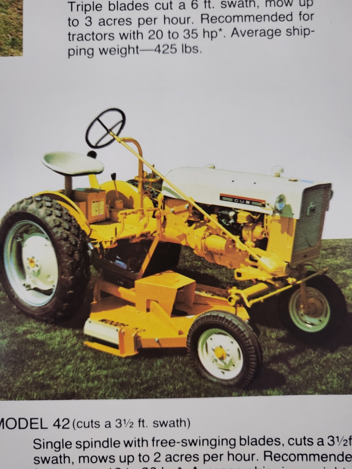 Vintage 1980s WOODS Rotary Mower BROCHURE Belly & Rear mount Lawn Mowers tractor