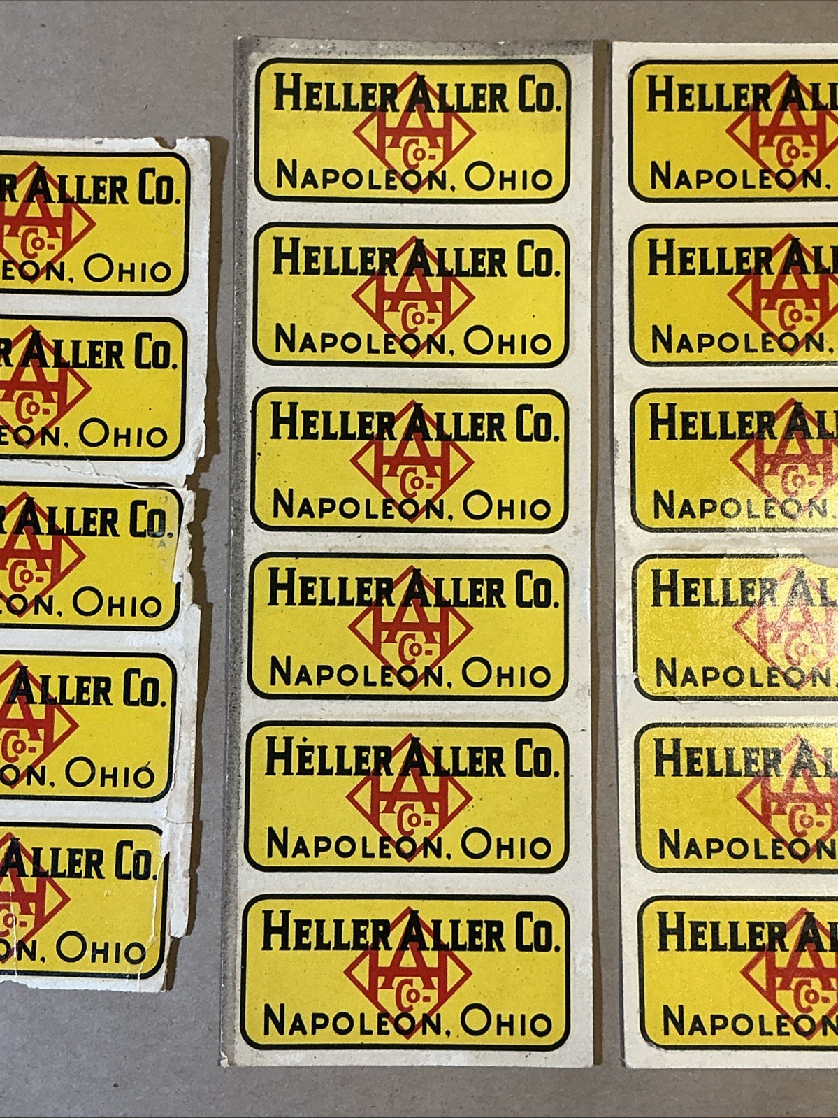 Group Of 7 Heller Aller Co. Brochures 1950s And Before Napoleon Ohio INV-P1162
