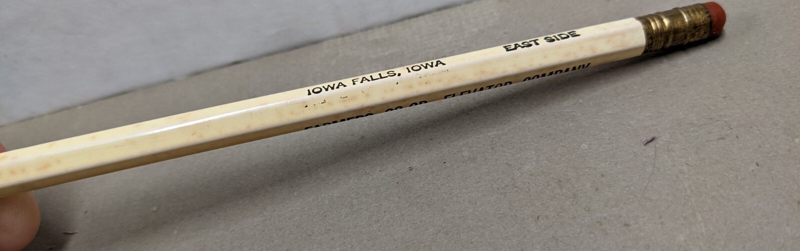 Vintage Farmers Co-op Elevator Co. Phone 303 Iowa Falls Iowa IA Pencil Coal Salt