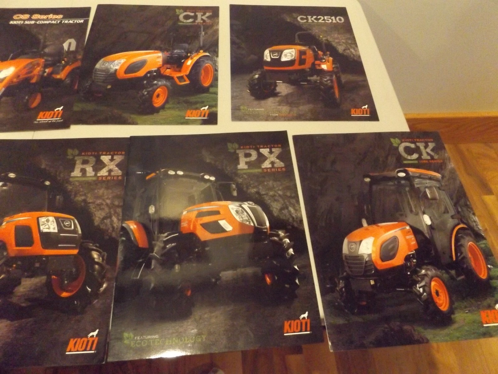 7-pc. KIOTI COMPACT, SUB-COMPACT, UTILITY TRACTORS, 2016
