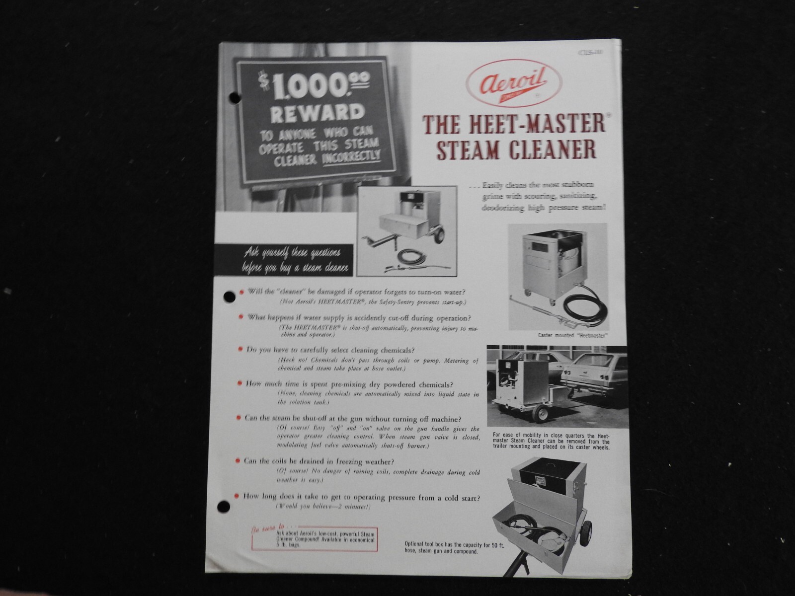 1968 Aeroil Products Co. « Roofers Equipment » Sales Catalog W/price Hackensack NJ
