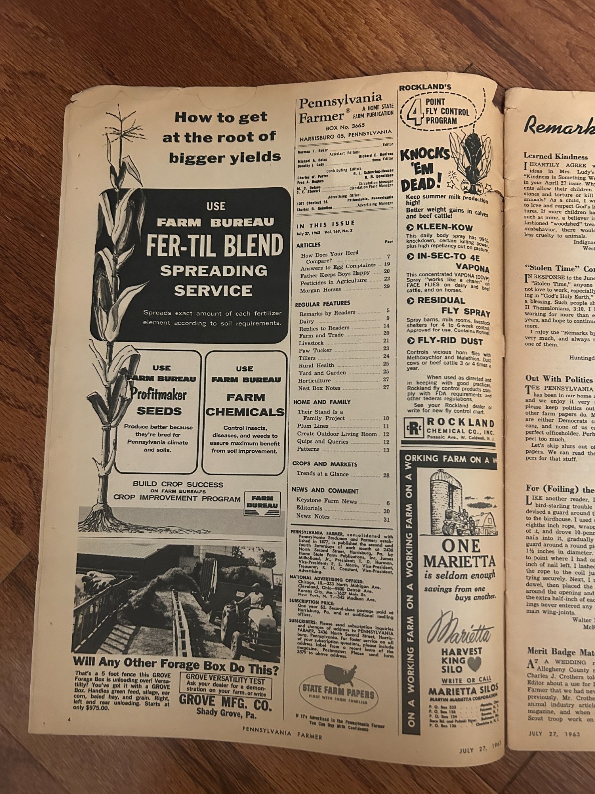 (5) Vintage {1962-1963} « PENNSYLVANIA FARMER » {Harrisburg} Magazine Lot, RARE!