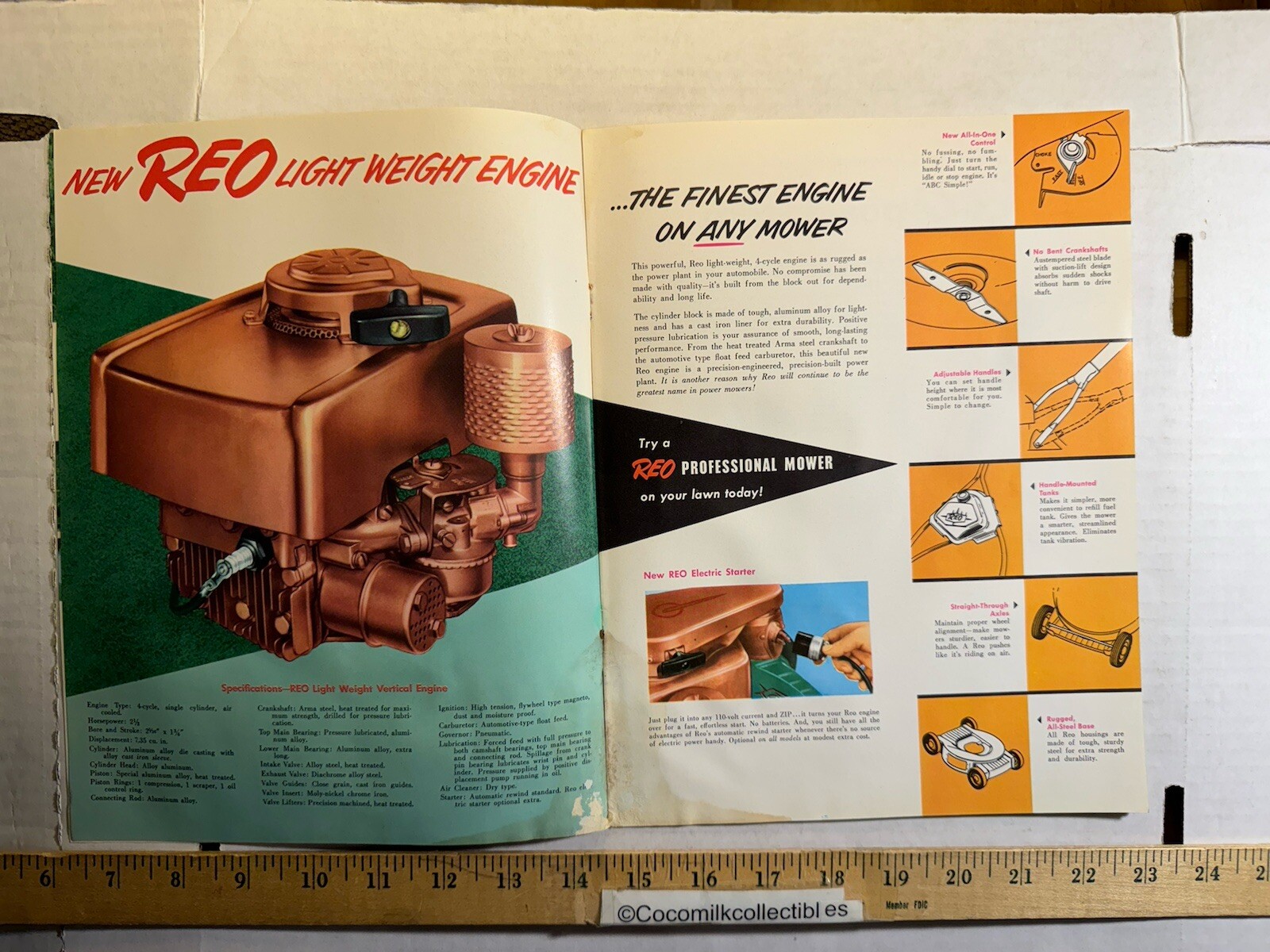 Vintage Give Your Lawn The Professional Touch With A Reo Lansing MI Brochure