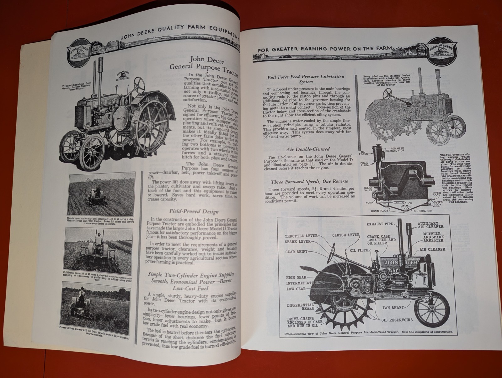 1932 Greater Farming Power On The Farm John Deere Quality Implements Catalog
