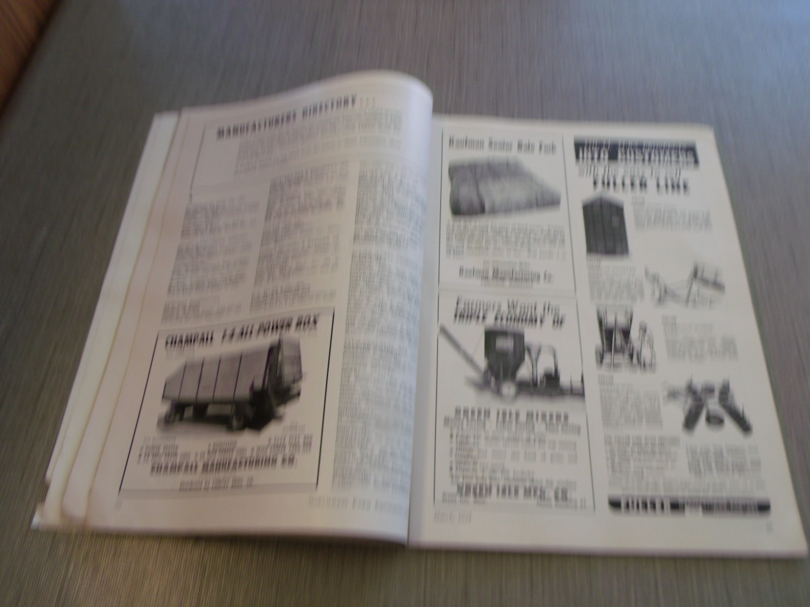 VINTAGE MARCH 1958 NORTHWEST FARM EQUIPMENT JOURNAL SAMPLE COPY BOOK