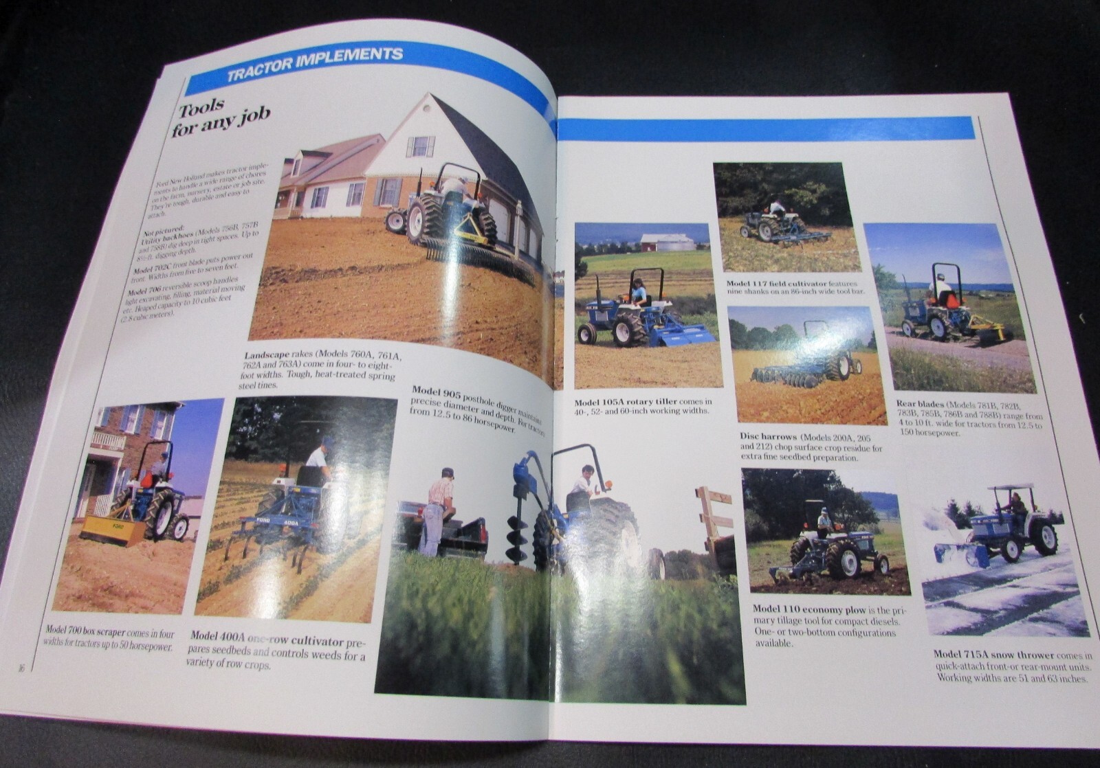 1990 Ford New Holland Farm Equip Buyers Guide Tractor Combine Hay Garden Tillage