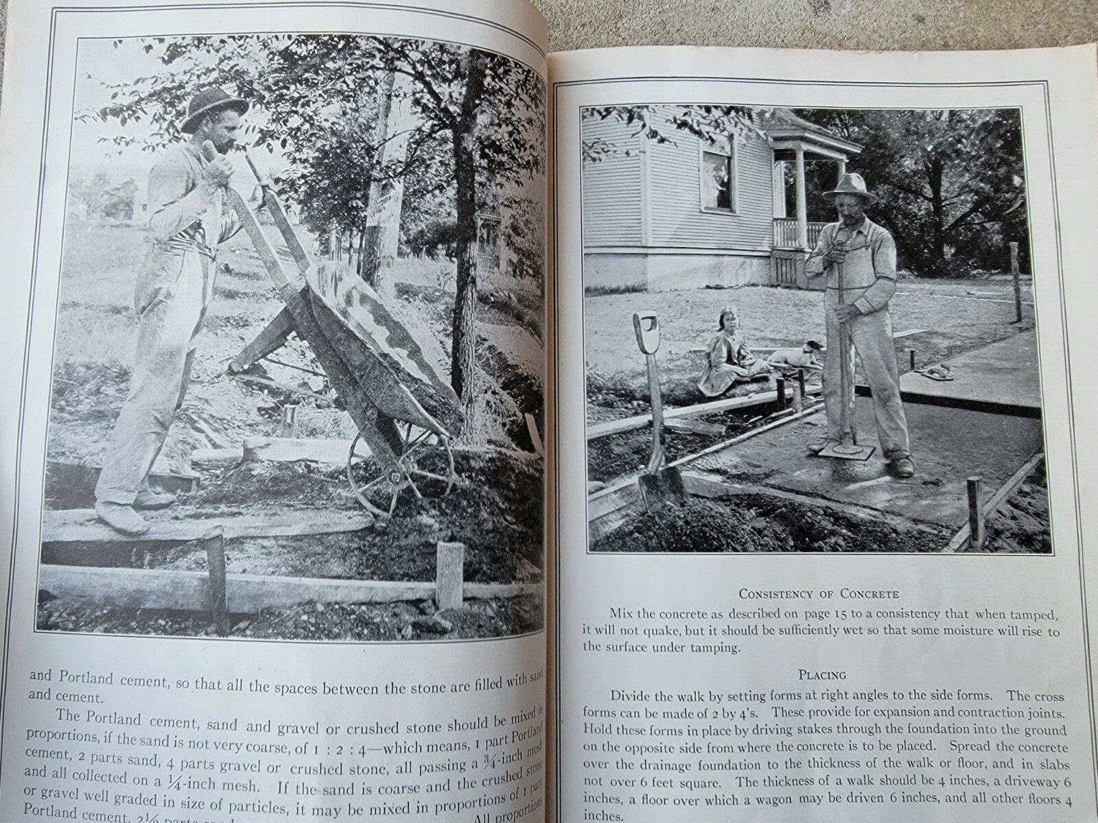 c1910 Advertising Catalog &lsquo;Concrete in the Country&rsquo; Universal Portland Cement Co