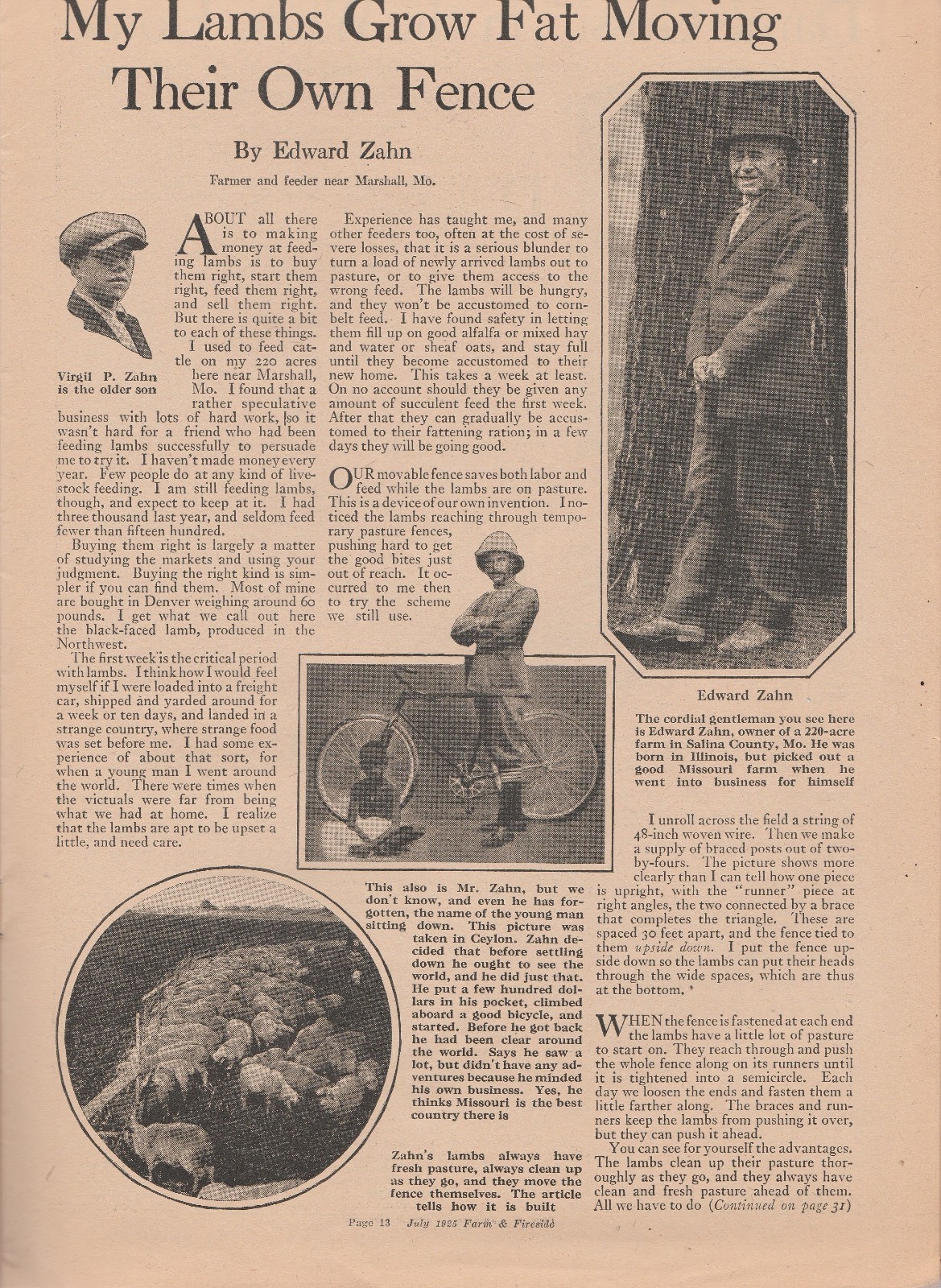 FARM AND FRIENDS JULY 1925