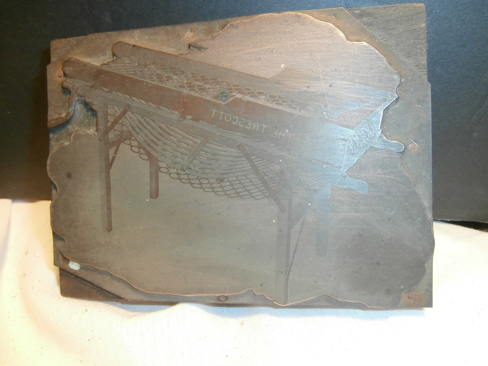 Antique Printers Printing Block Trescott Fruit Vegetable Grader Machine