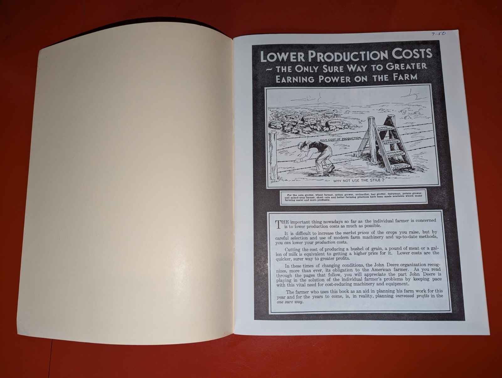 1932 Greater Farming Power On The Farm John Deere Quality Implements Catalog