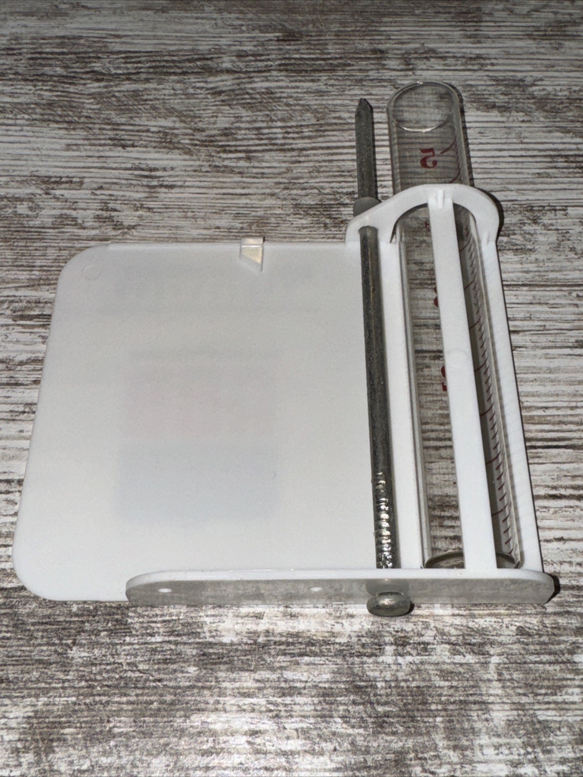 ABS American Breeders Service Plastic Rain Gauge New Old Stock With Original Box