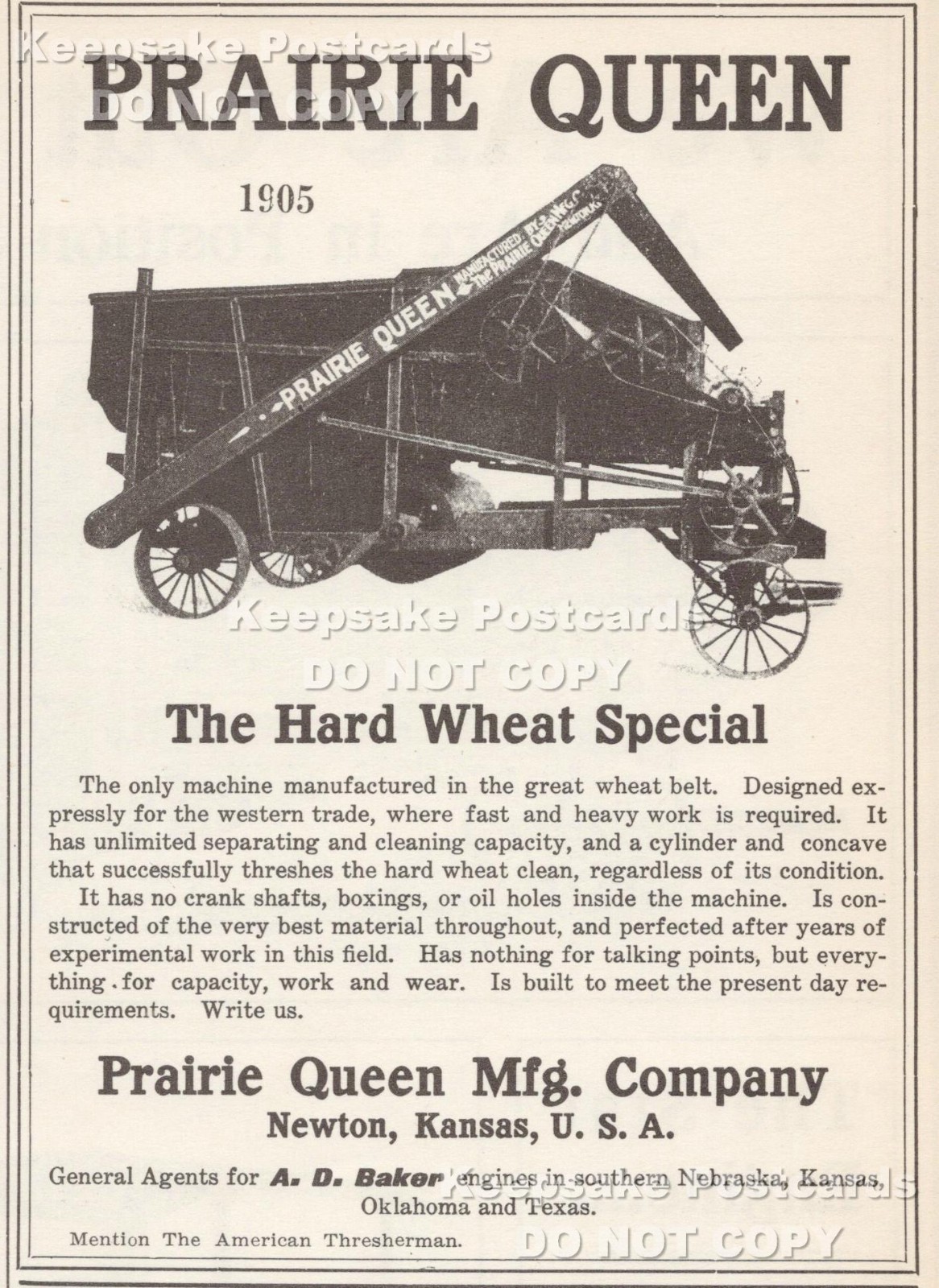 1905 Rumley Traction Engine & Threshers La Porte IN & Other Farm Equip Print Ads