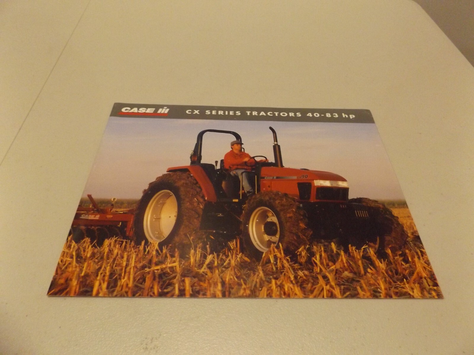 CASE-IH CX SERIES TRACTORS 40-83 hp, LIT # AE 237087 R1 1998