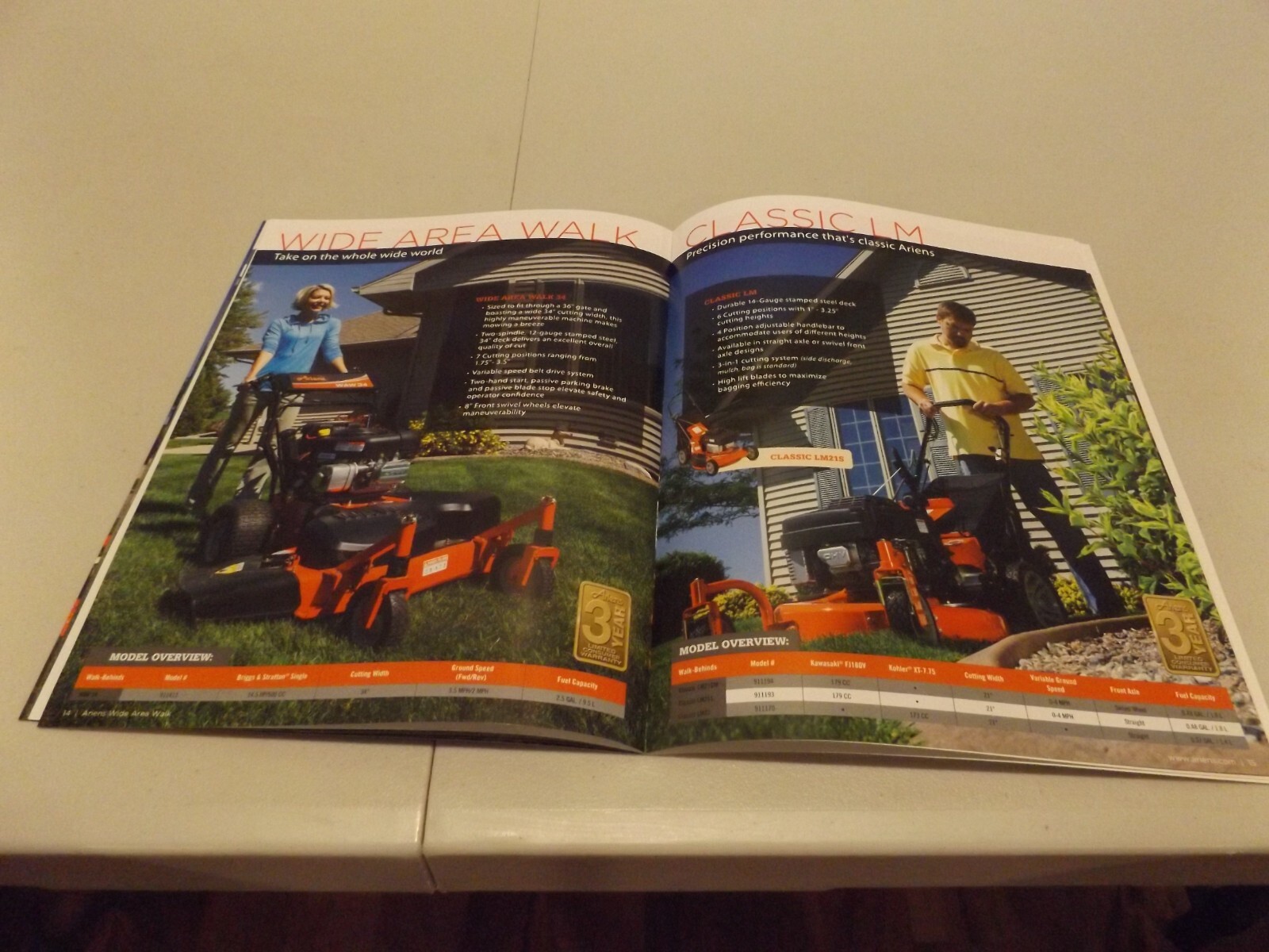 ARIENS 2014 LAWN & GARDEN EQUIP. CATALOG, 2014
