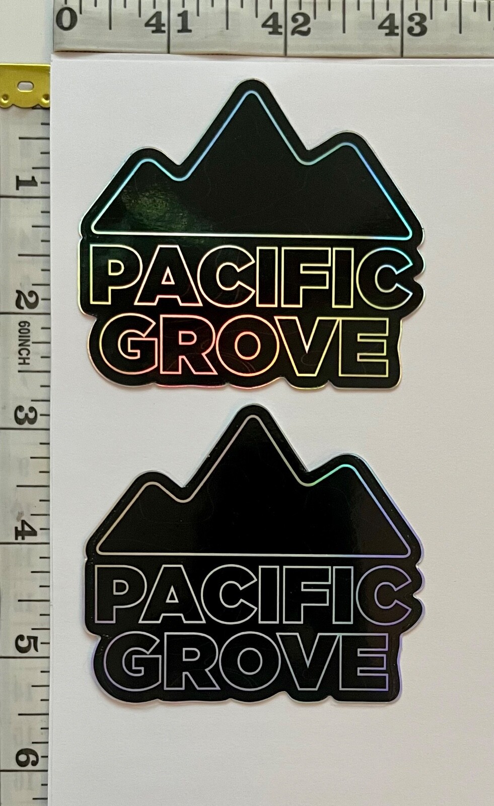 PACIFIC GROVE Vinyl Sticker – Oregon, USA Cannabis Industry Advertisement