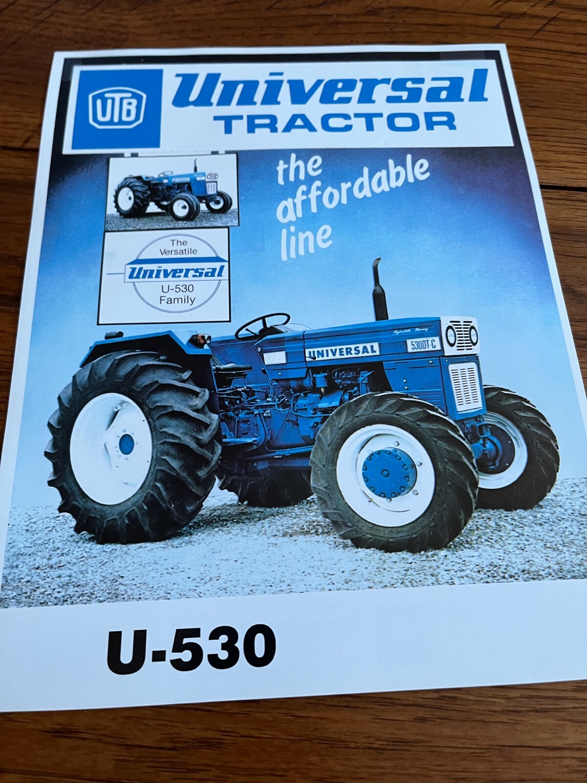 Universal U-530 Tractor Brochure FCCA