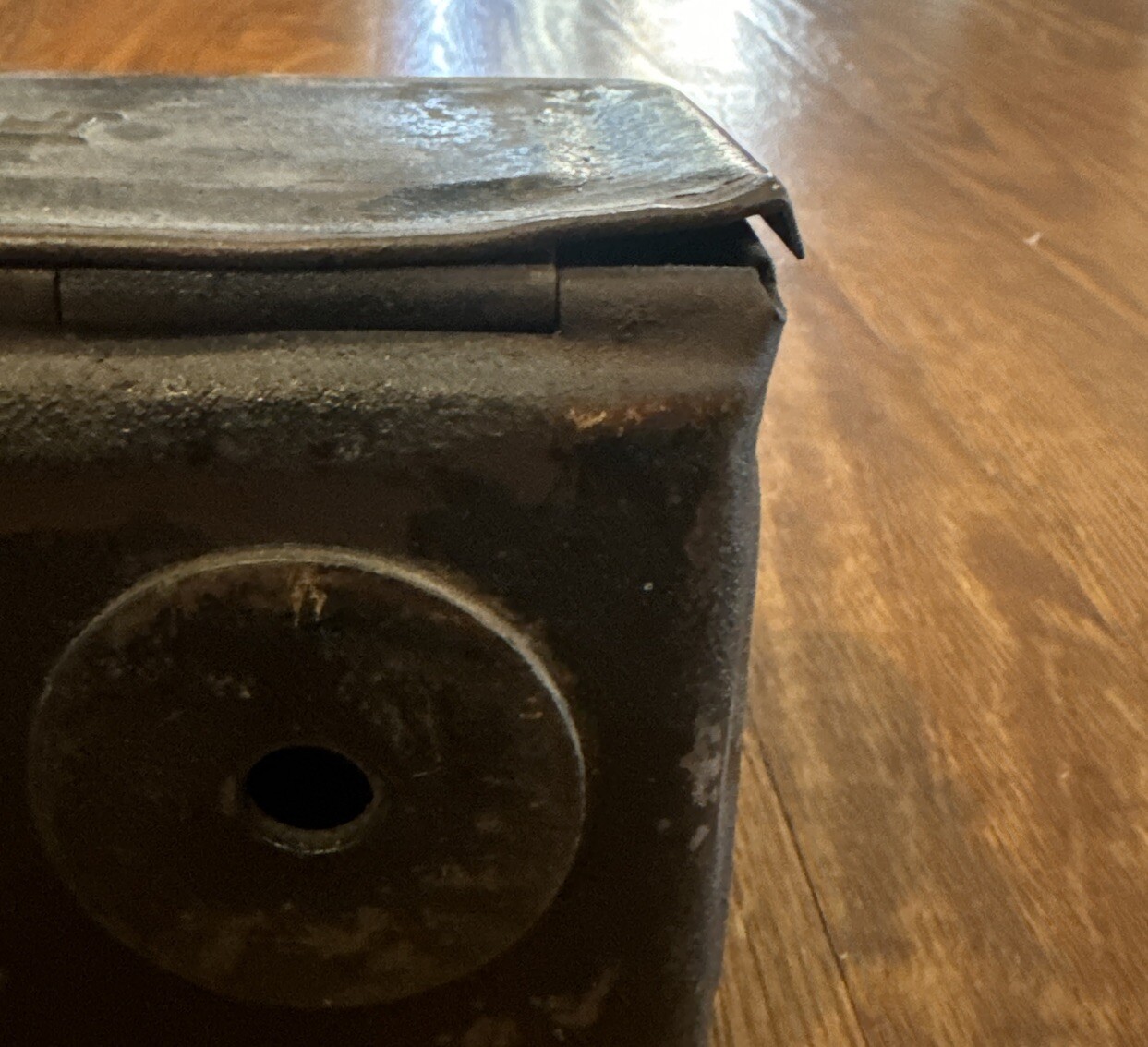 Fordson Tractor Tool Utility Box Antique Farm Collectible Embossed