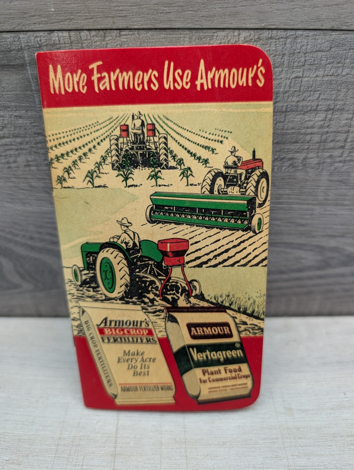 1952-1953 Armour&rsquo;s Fertilizer & Vertagreen Plant Food Pocket Notebook Calendar