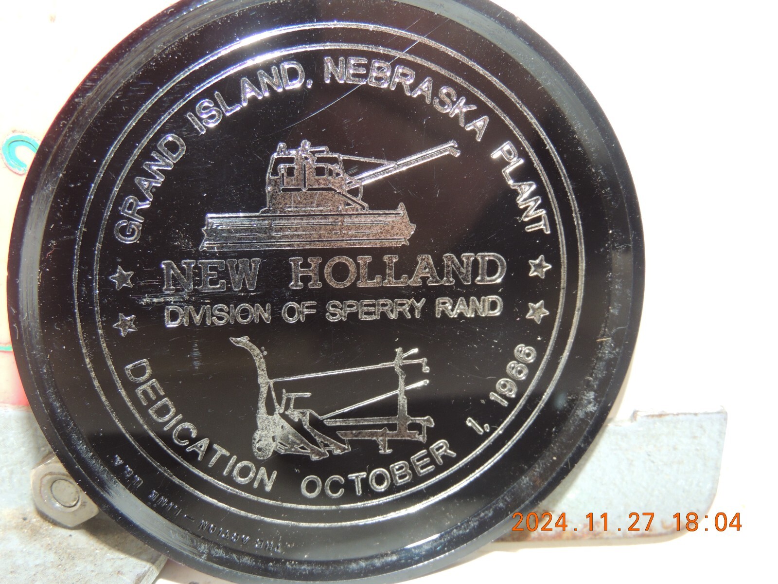 COASTERS FROM DEDICATION OF NEW HOLLAND&rsquo;S GRAND ISLAND, NEBRASKA PLANT-1986