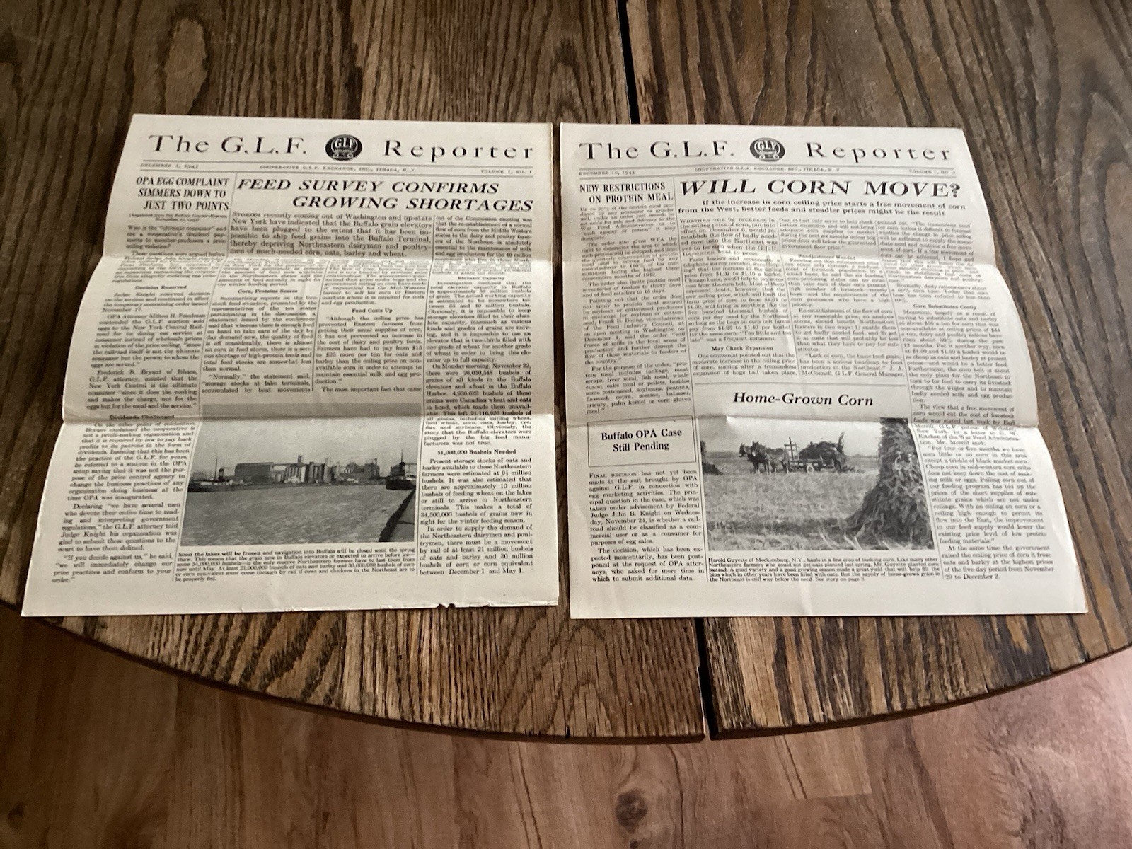 1943 Vol.1 No.1&2 G.L.F.Reporter Cooperative Grange League Federation Ithaca NY
