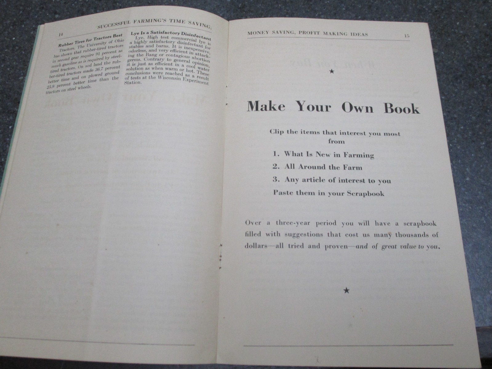 SUCCESSFUL FARMING BOOKLET BROCHURE SAVE TIME SAVE MONEY AND MAKE PROFITS