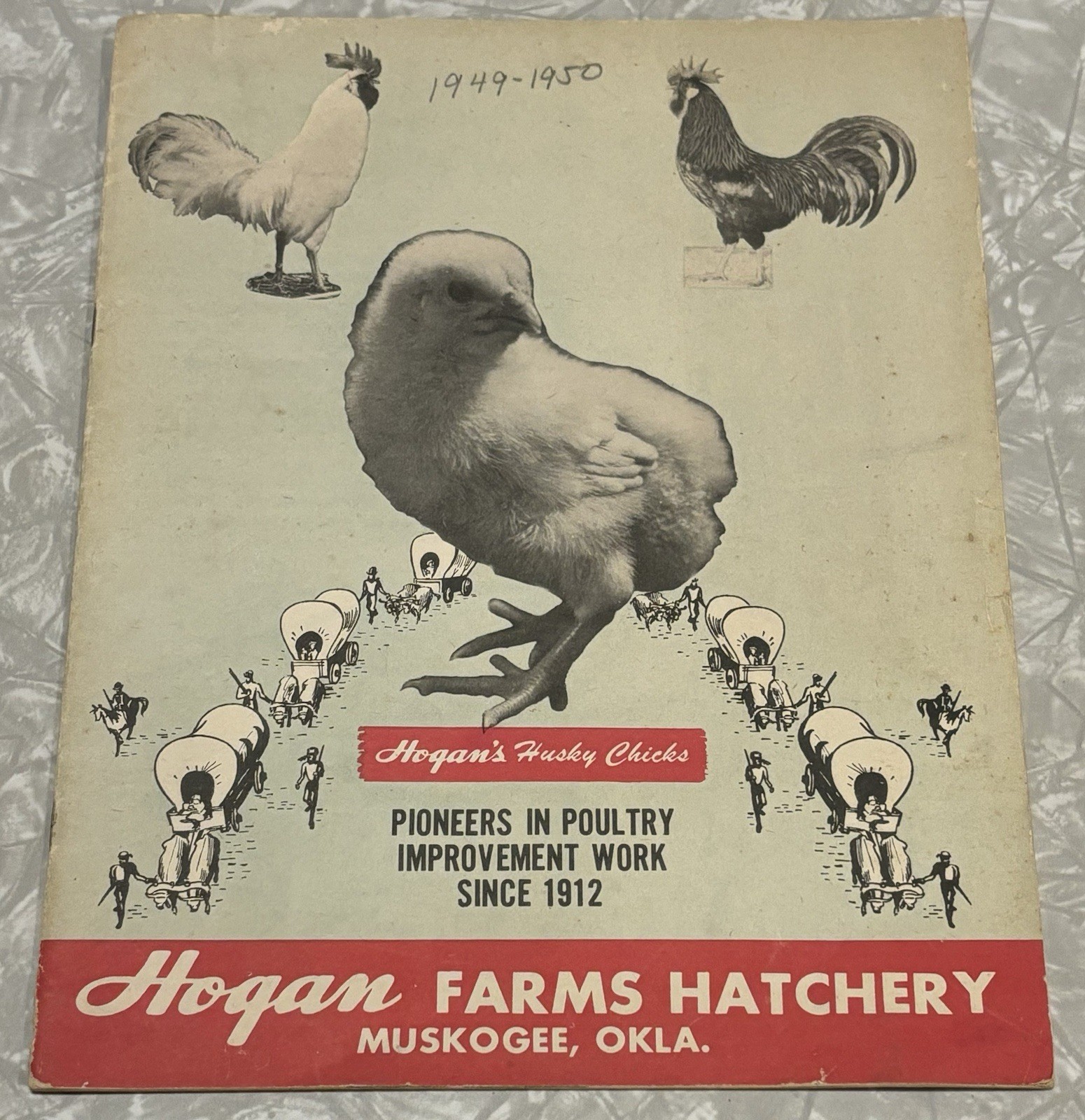 Vintage 1949 1950 Hogan Farms Hatchery Muskogee Oklahoma Poultry Chicken Catalog