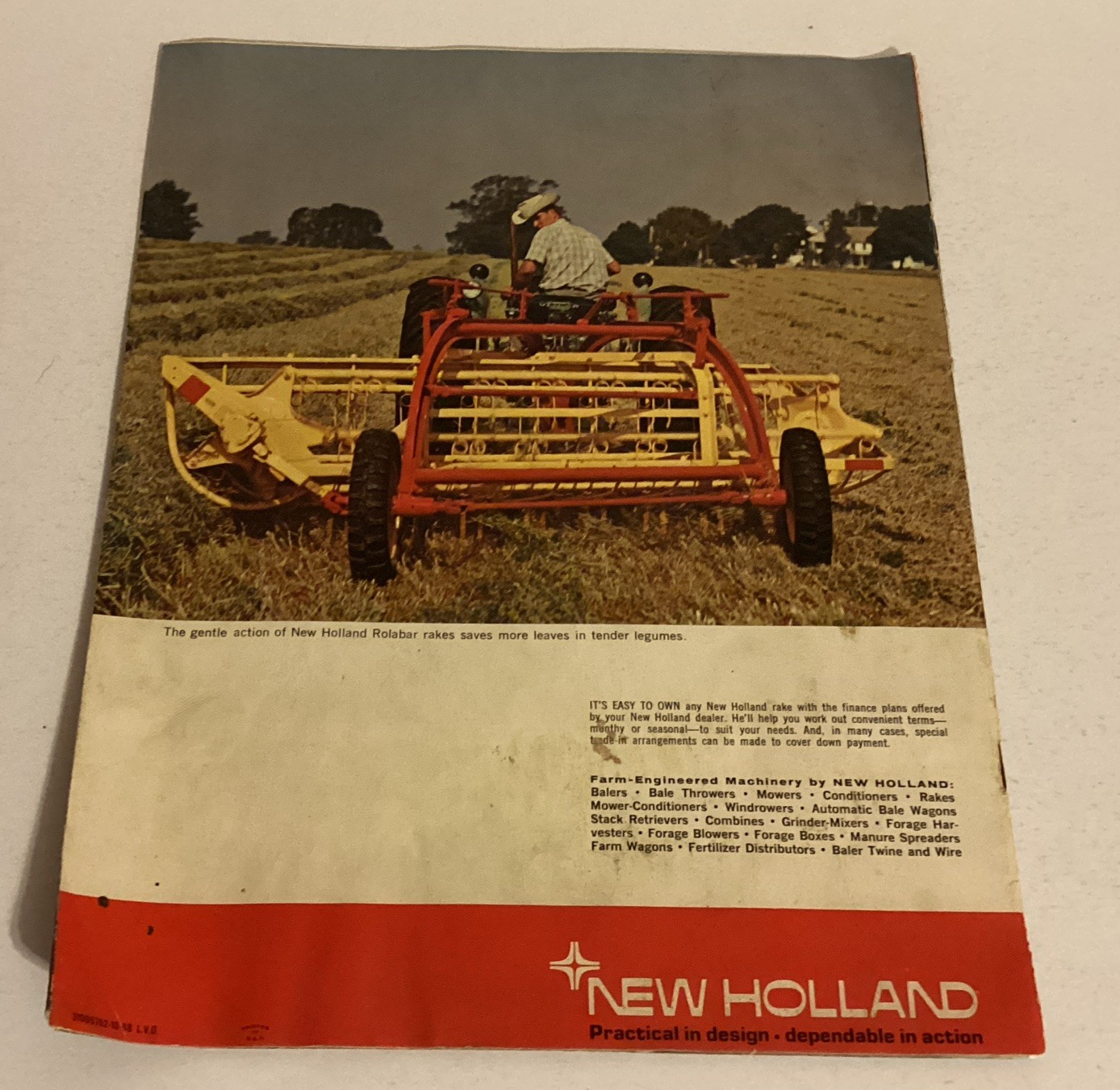1968 New Holland Sperry Rand Rolabar Rakes Dealer Brochure Advertising