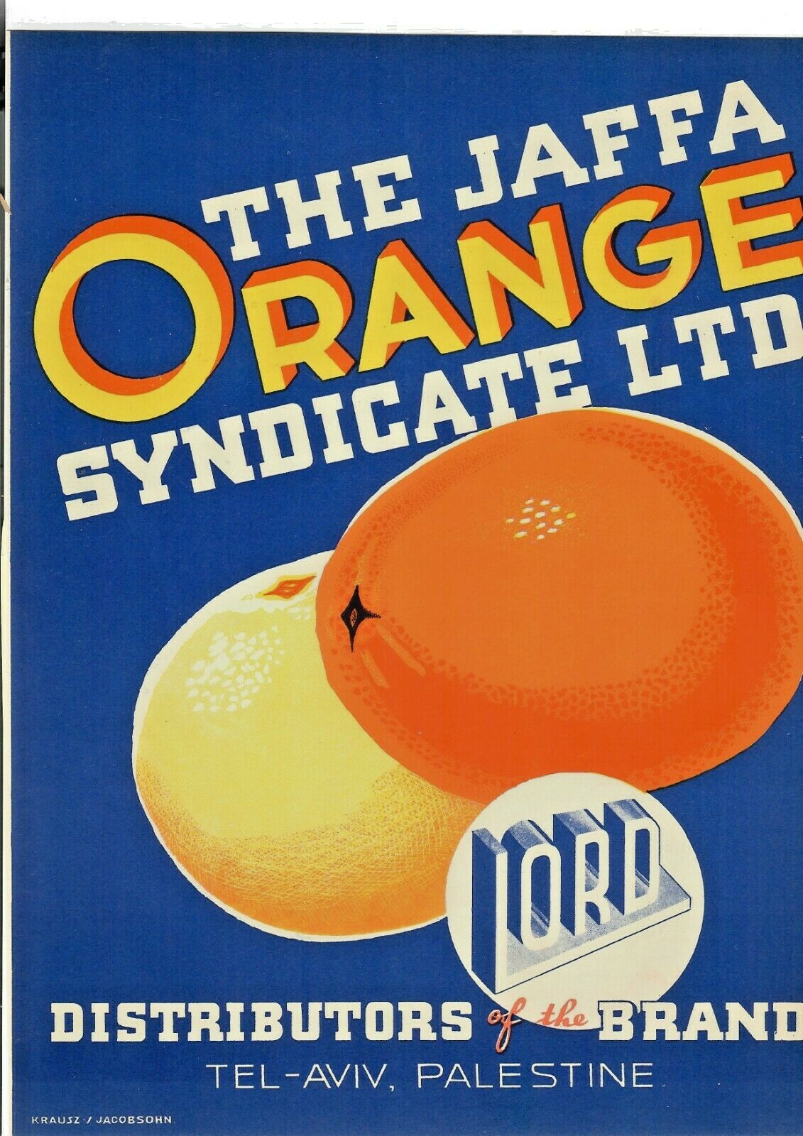 palestine jaffa orange judaica
