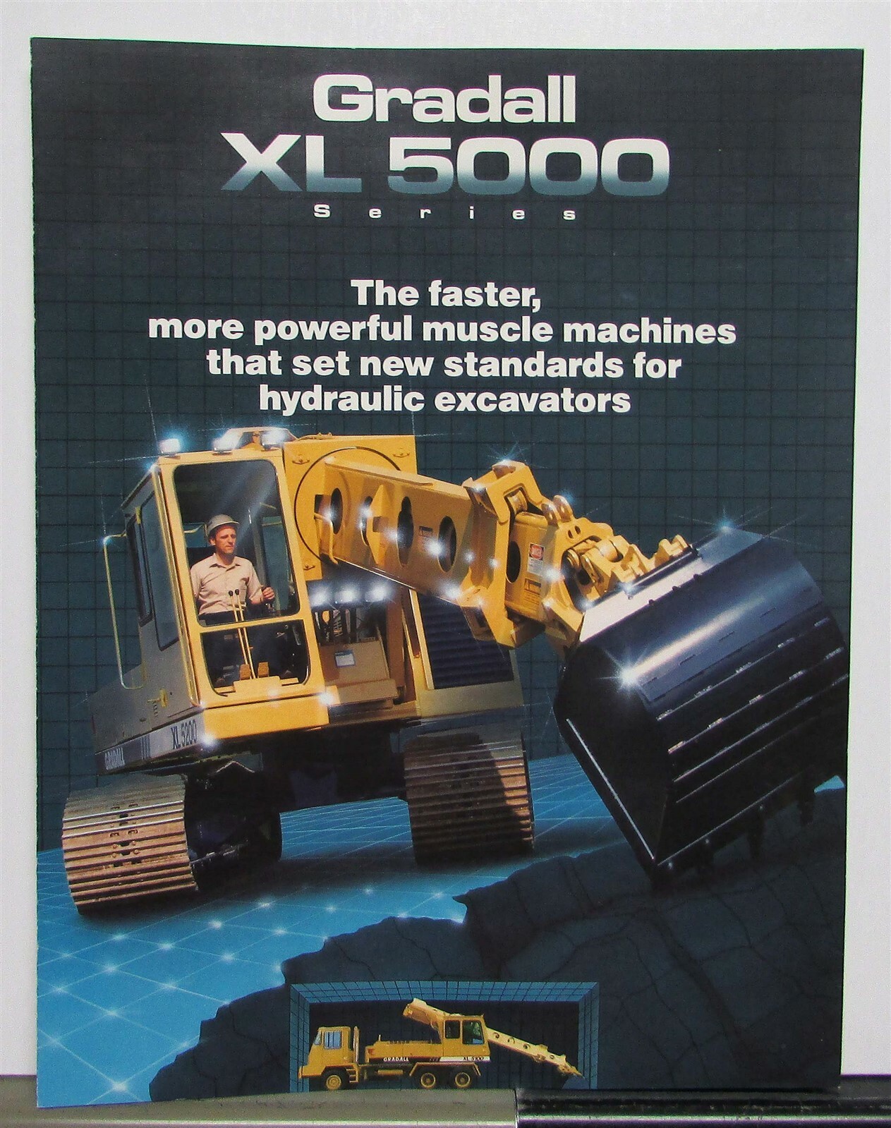 1992 Grandall XL 5000 Excavator Specifications Construction Sales Brochure