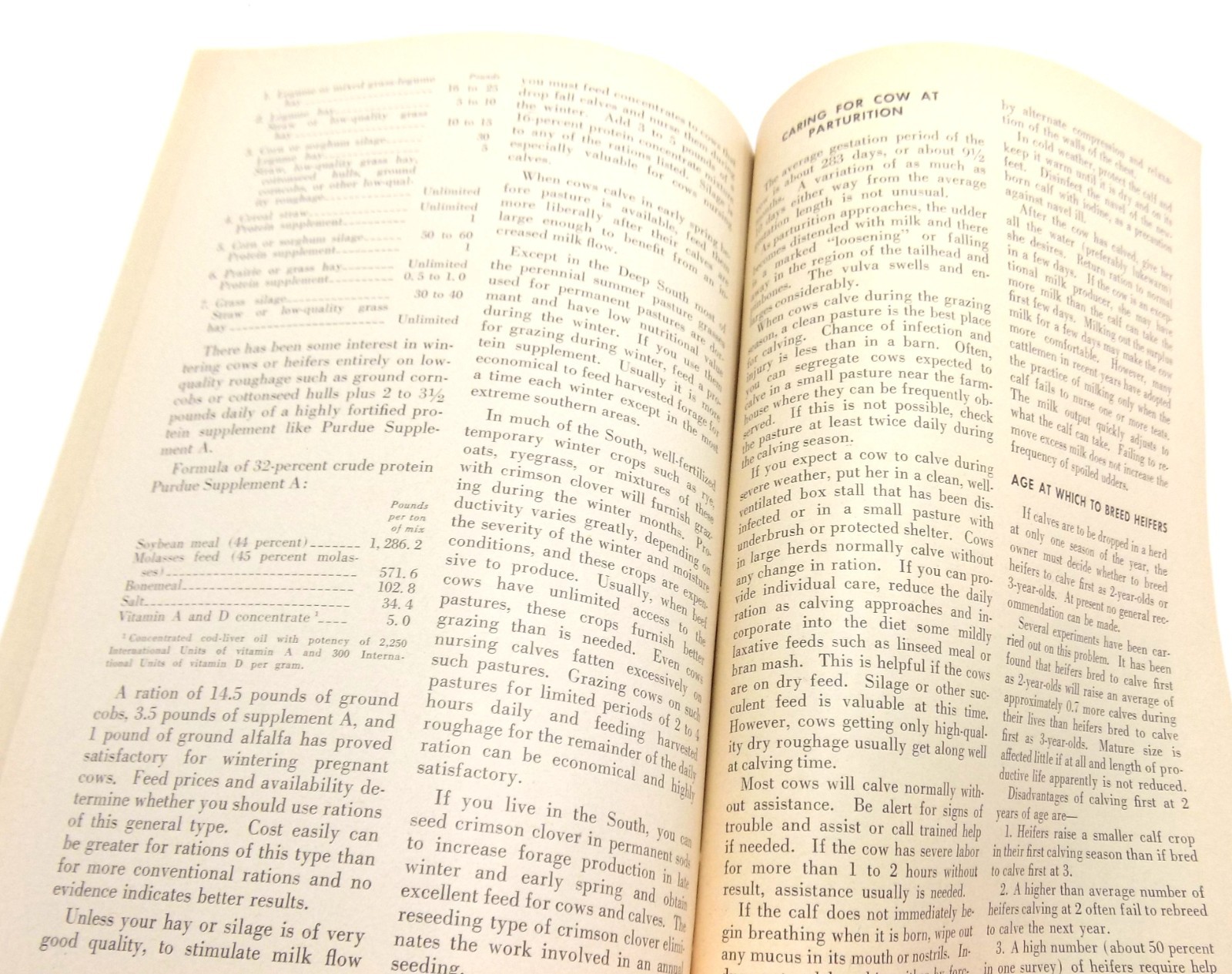 Vntg The Farm Beef Herd US Dept Ag Farmers&rsquo; Bulletin No. 2126 Buckworth 1958