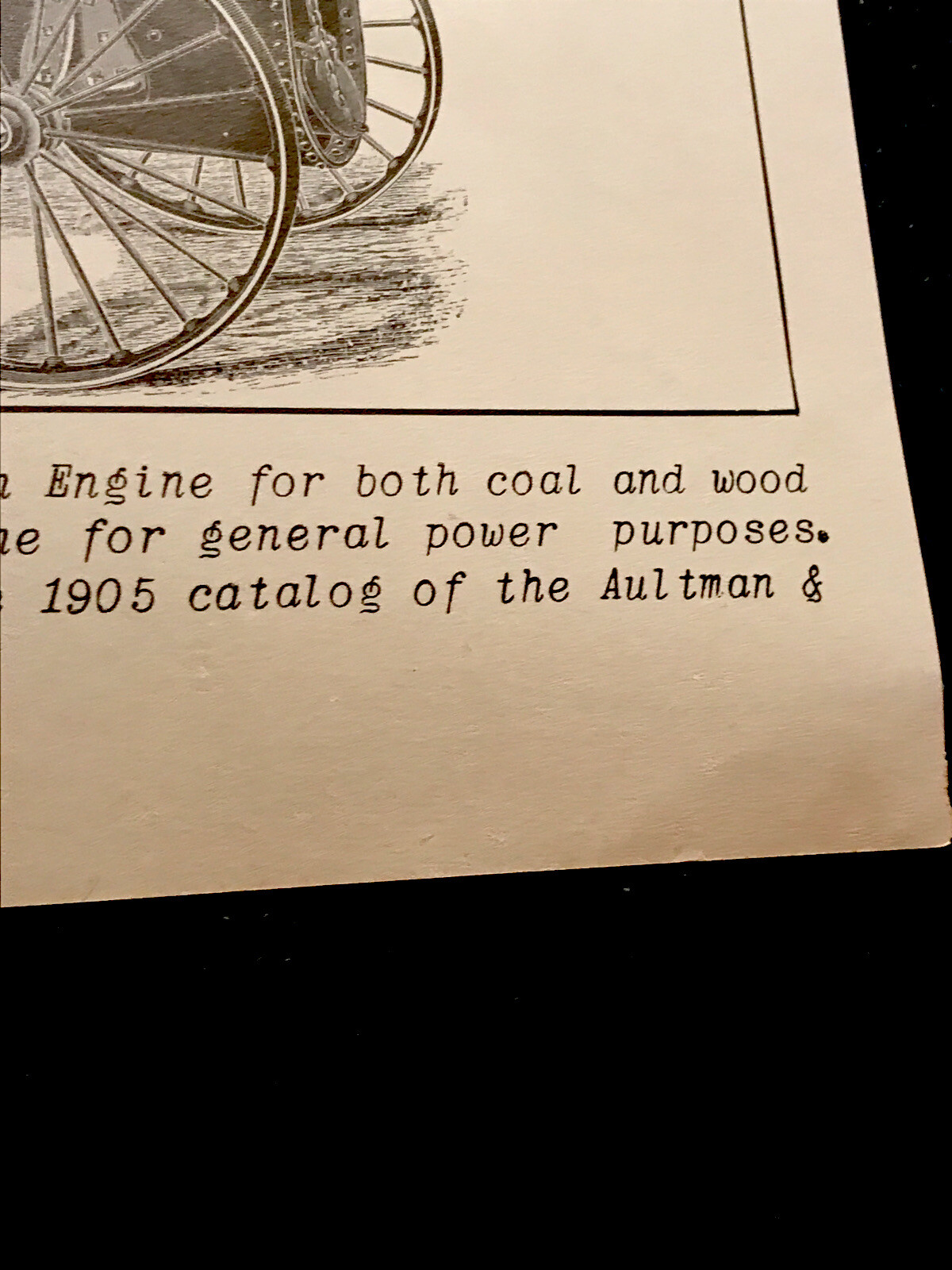 1905 Eureka Engine & Aultman & Taylor Farm Engine Advertising – Mansfield – Ohio