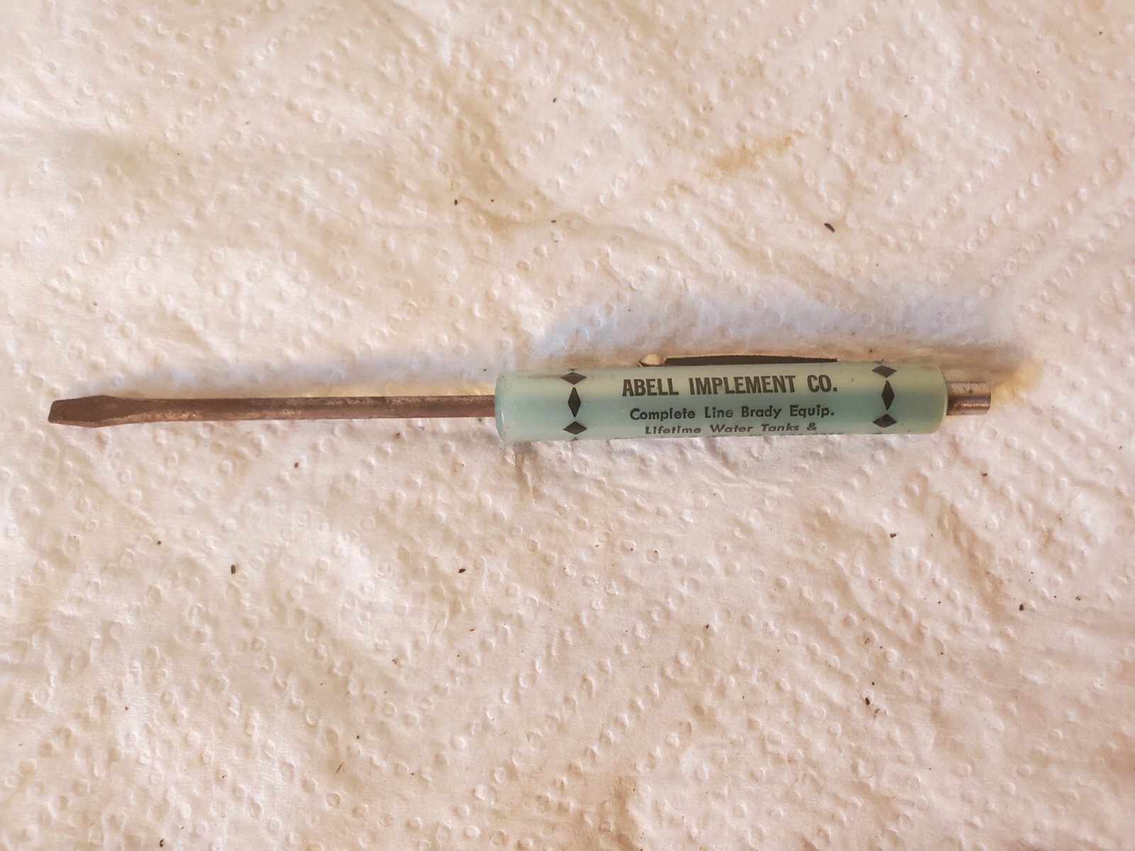 5-1/4&Prime; Screwdriver Abell Implement Ellsworth Iowa Brady Equipment Lifetime #1