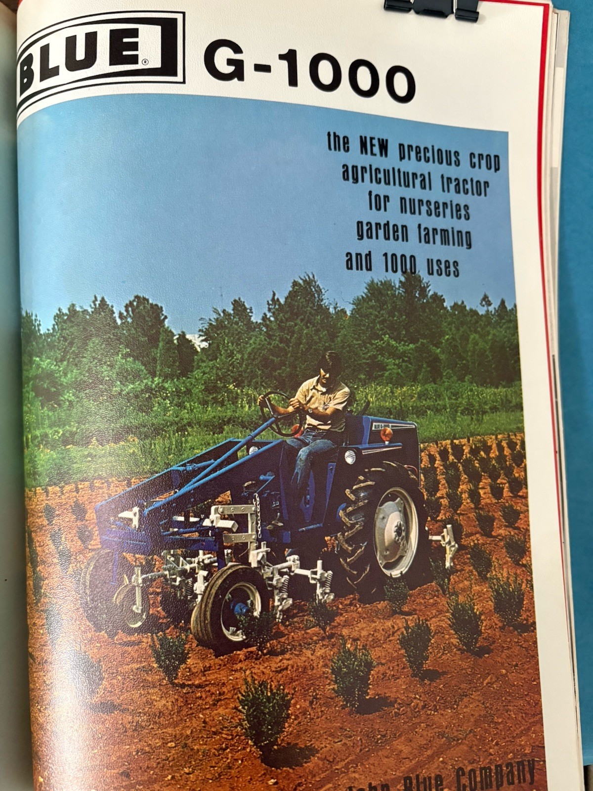 John Blue Farm Equipment Mfg. Vintage Set of 3 Catalogs w Brochures