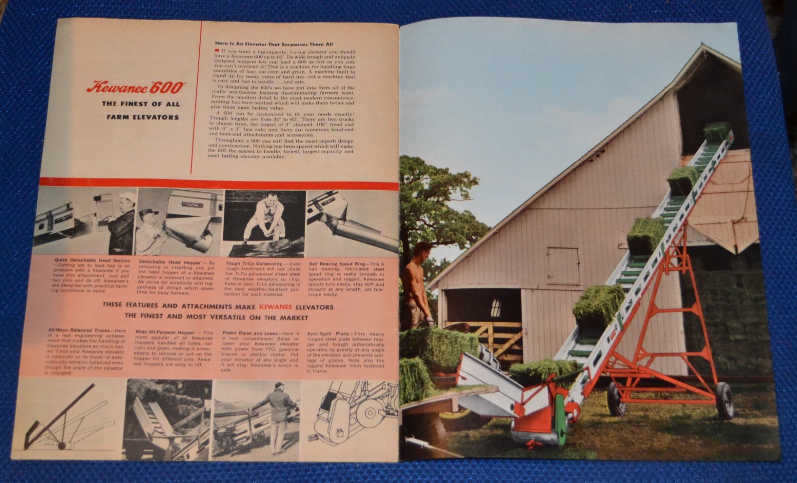 Vintage 1950&rsquo;s Kewanee Customized Farm Machinery Sales Brochure