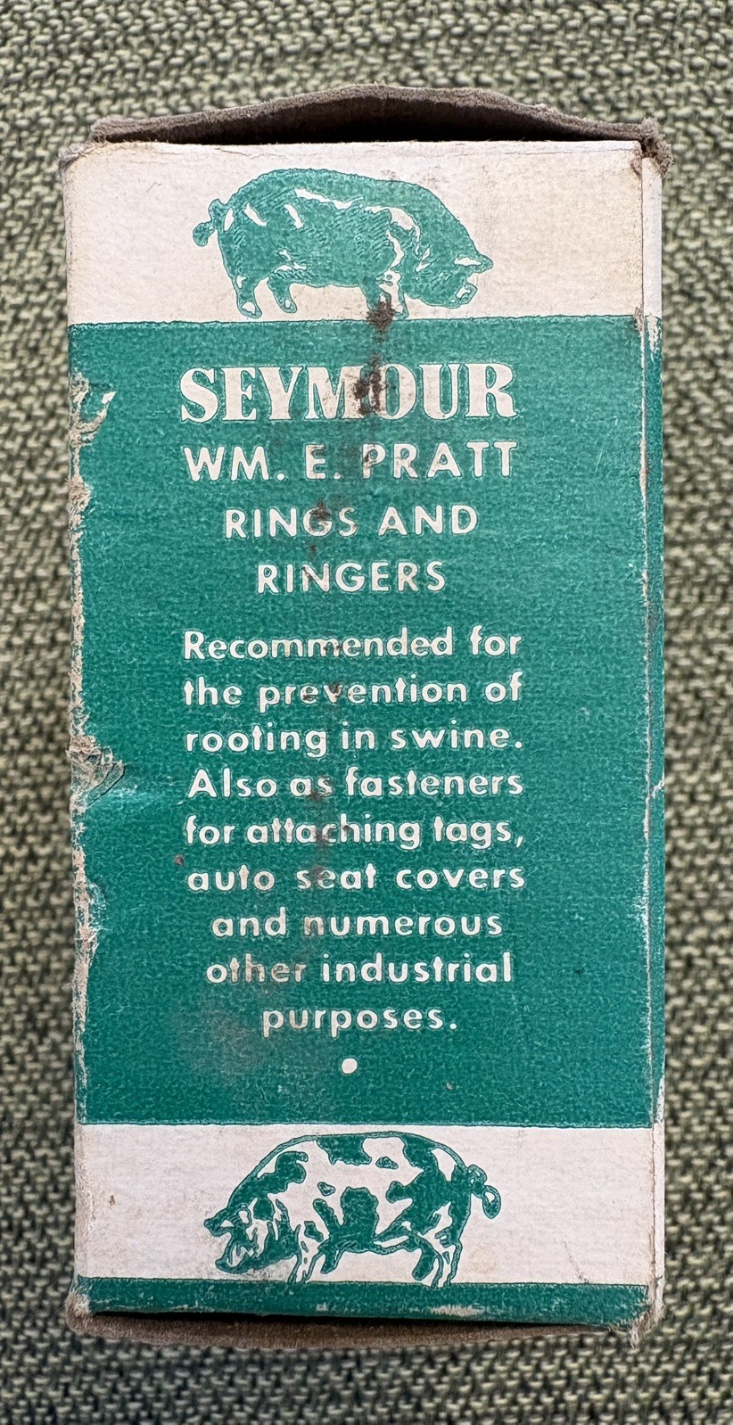 Nose Rings – 1.5 Inch Genuine Wm E. Pratt – Hog Rings – Est 1872 – Seymour, Ind.